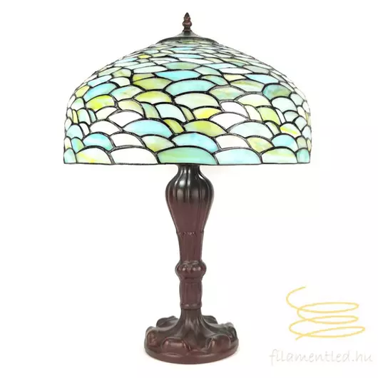 Filamentled Wave Tiffany asztali lámpa