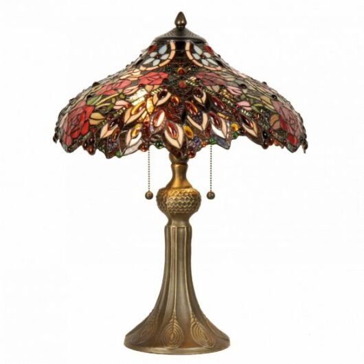 Filamentled Dalserf Tiffany asztali lámpa 