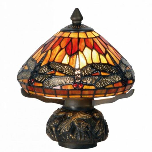 Filamentled Dragonfly Tiffany asztali lámpa