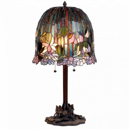 Filamentled Ilford Tiffany asztali lámpa