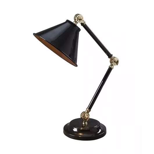 Elstead Provence Element Black/csiszolt sárgaréz asztali lámpa