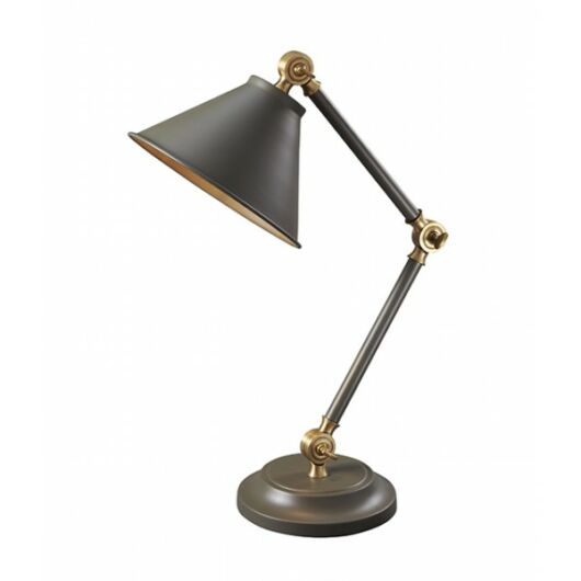 Elstead Provence Element Grey/Aged Brass asztali lámpa