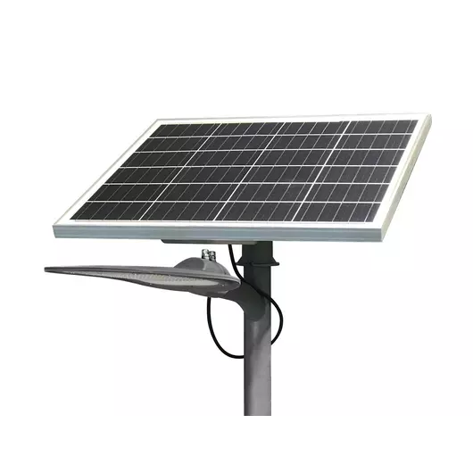 Professzionális Szolár LED utca lámpa - külön napelemmel - 3 év garancia - 4000 lm