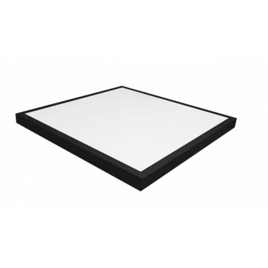 40 W-os szögletes 60x60 cm natúr fehér, fekete keretes led panel