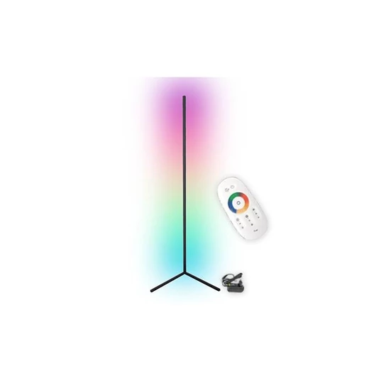 MasterLED RGBW 140 cm-es, fekete színű állólámpa