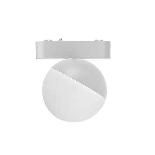 MasterLED LUXO Spheris 10-W-os fehér mágneses sínes lámpa, 4000K, 48V