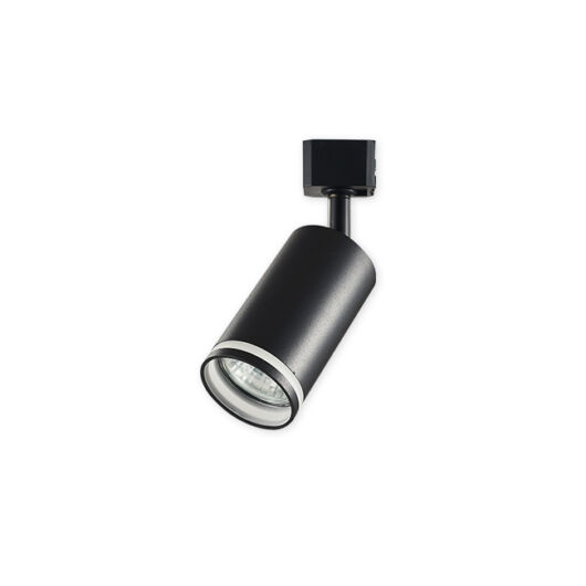 MasterLED Ring fekete sínre szerehető lámpa keret, GU10-es foglalattal