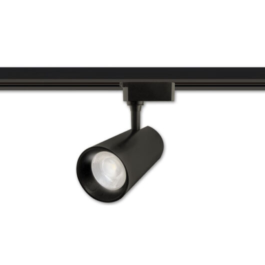 MasterLED Piko sínre szerelhető 30 W-os 4000K fekete színű, natúr fehér lámpa