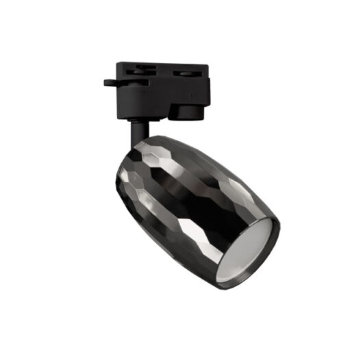 Strühm Sezam TRA fekete színű sínre szerelhető lámpa, GU10-es foglalattal