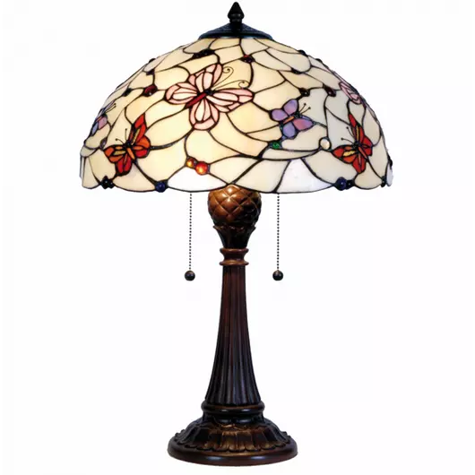 Filamentled Leeds Tiffany asztali lámpa