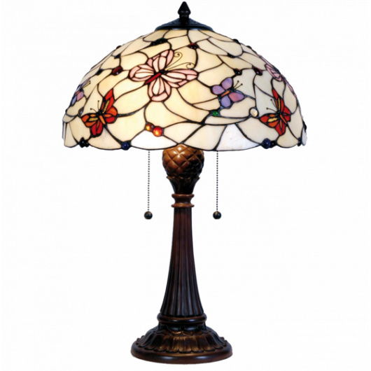 Filamentled Leeds Tiffany asztali lámpa