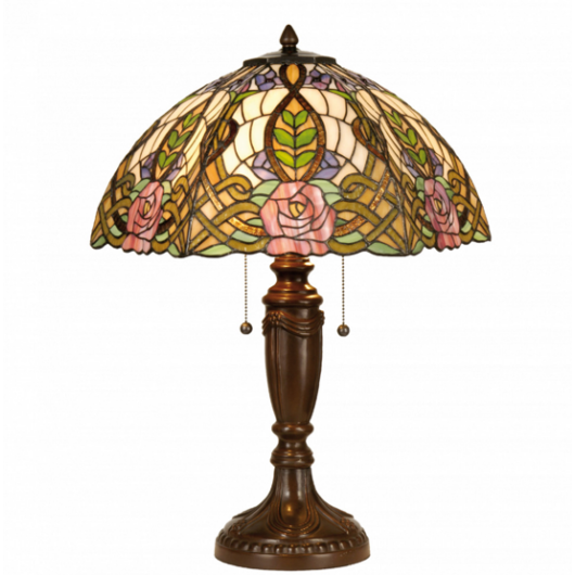 Filamentled Rose Tiffany asztali lámpa