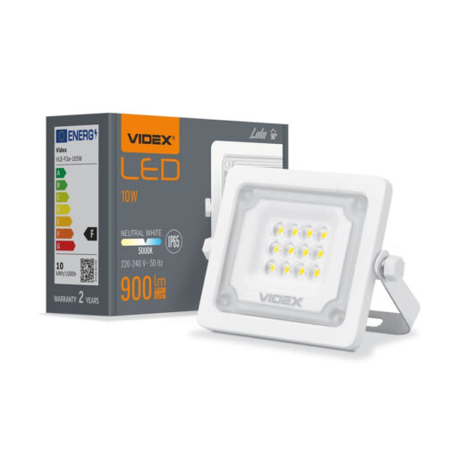 Videx F2e 10 W-os natúrfehér LED reflektor