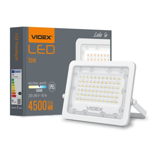 Videx F2e 50 W-os natúrfehér LED reflektor