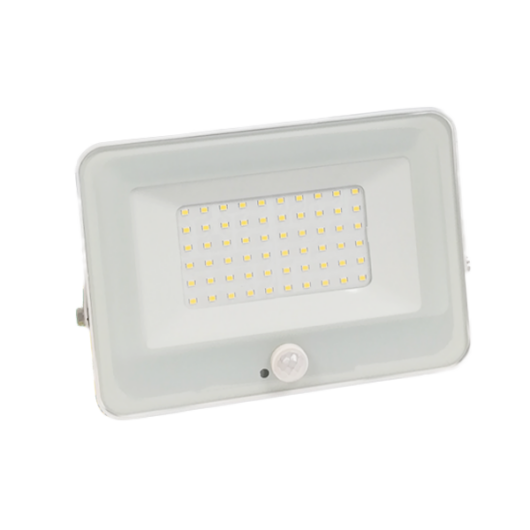 VEGA50 LED kültéri relektor mozgásérzékelővel 50W, fehér