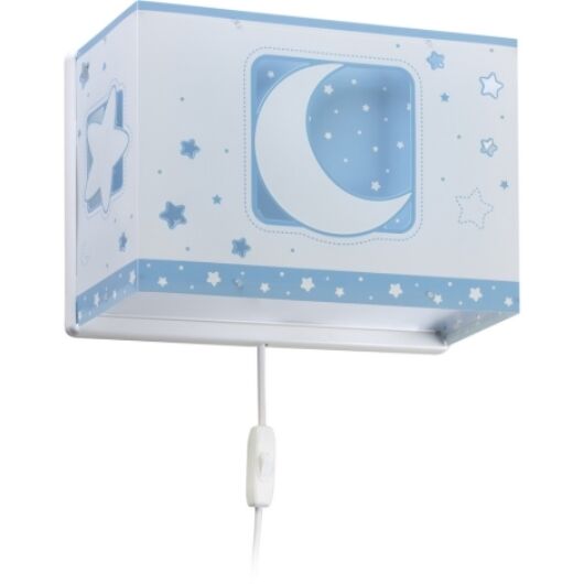 Dalber gyereklámpa - 'moonlight' kék fali lámpa