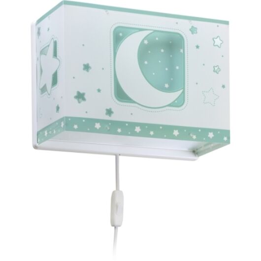 Dalber gyereklámpa - 'moonlight' zöld fali lámpa