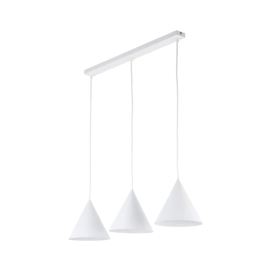 TK Lighting Pendant CONO 10011 3xE27 white