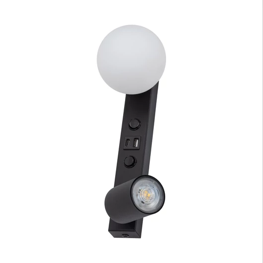 TK Lighting Wall lamp+USB VOX 10152 GU10+G9 wh/bl