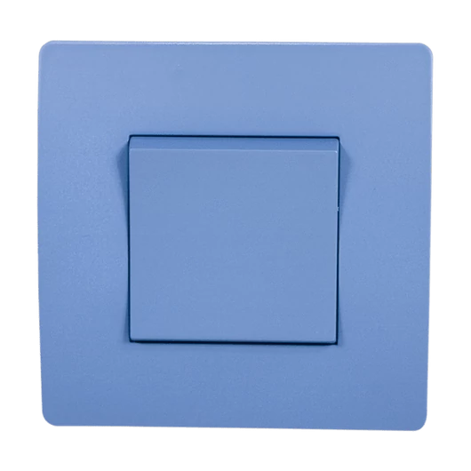 EL BASIC TG102 1 BUTTON 2 WAY SWITCH BLUE-OLD