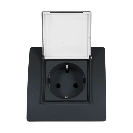 EL BASIC TZ107C GERMAN STANDARD SOCKET WITH COVER 