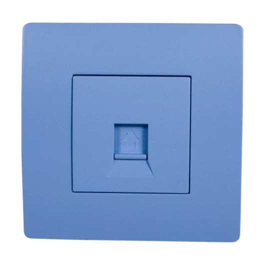 EL BASIC TZ112 COMPUTER LINE SOCKET BLUE-OLD