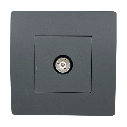 EL BASIC TZ111 TV ANTENNA SOCKET GRAPHITE-OLD