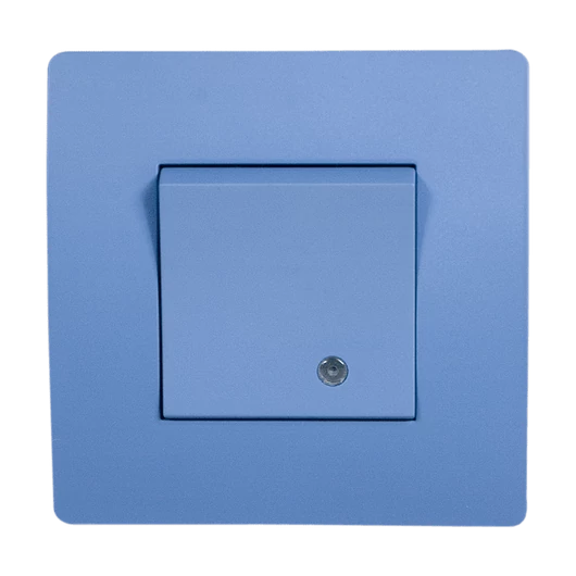 EL BASIC TG114 1 BUTTON 1 WAY SWITCH WITH LIGHT BL