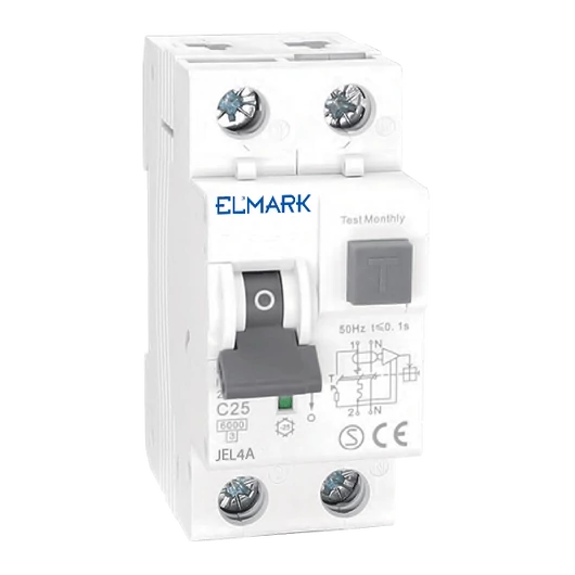 ELECTRONIC RCBO JEL4A 6kA 2P 20A/30mA