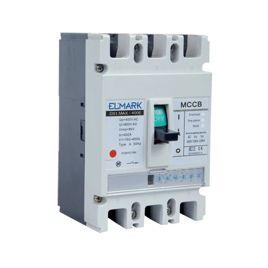 KOMPAKT MEGSZAKÍTÓ DS1 MAX- 630E/3300 4P 630A SZABÁLYOZHATÓ 400- 630A