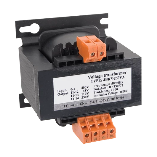 KONTROL TRANSFORMÁTOR EVT5-1600VA 400V/48V-24V-12V