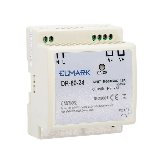 DR-60-24 POWER SUPPLY 24V OUTPUT VOLTAGE 60W