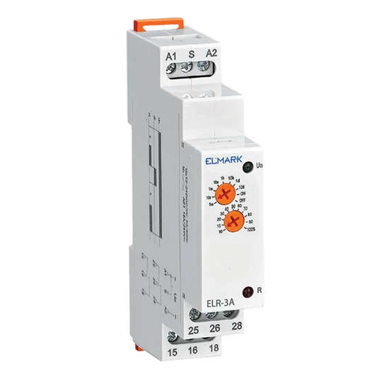 ELR-3A RELAY 12-240V AC/DC 0.1S-10 DAYS 2C-ON-DELA