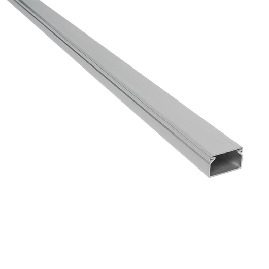 2m. 25X25 PLASTIC CABLE TRUNKING CT2 GREY
