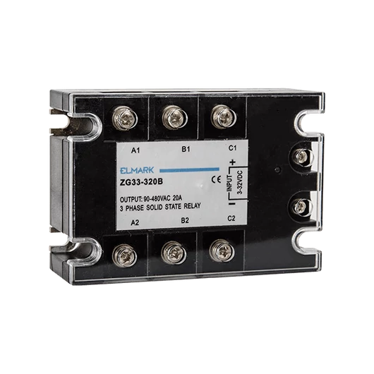 SZILÁRDTEST RELÉ ZG33-3-40B 400VAC 40A 3P