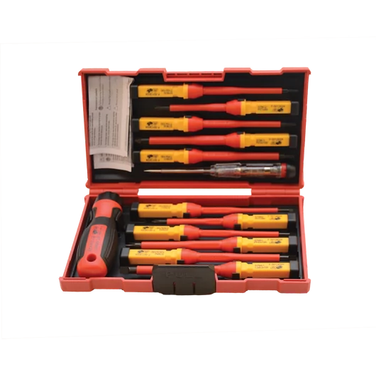 13PCS VDE INSULATED SCREWDRIVER SET CRV