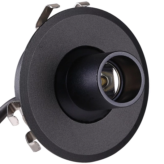 EL-CF03 LED CABINET LIGHT 12V/1W 4000K D39MM, BL.