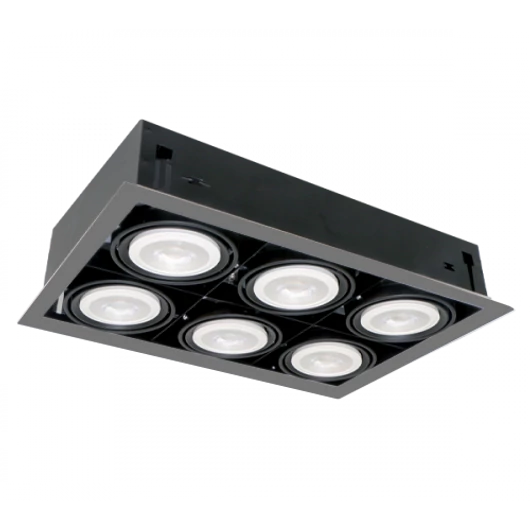 QUAD6 PAR30 6ХE27 DARK GREY