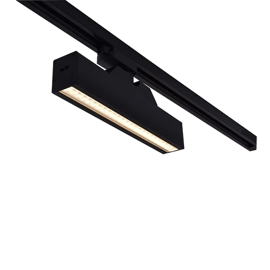 SÍNES LÁMPATEST T30 2-LINES 12W 30&amp;degCCT FEKETE