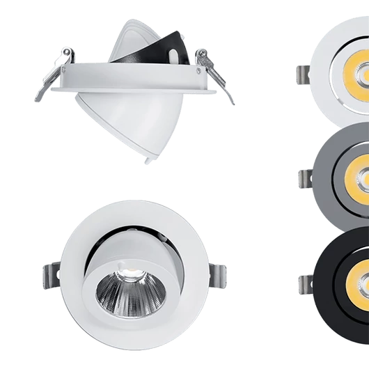 TL180 COB SÍNES LÁMPATEST 20W 220-240V 4000K 24° SZÜRKE