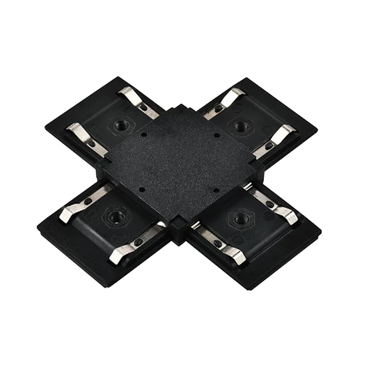 EL-XC X-CONNECTOR FOR ULTRA SLIM MAGN. RAIL BLACK