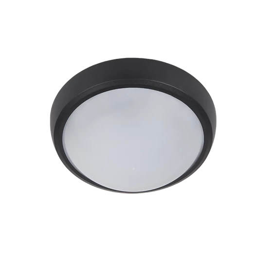LED ROUND MENNYEZETI LÁMPA BRLED 6W FEKETE IP54