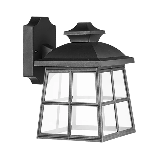 CARL LANTERN DOWN 1XE27 BLACK IP44