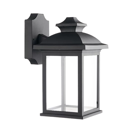 SCOTT LANTERN DOWN 1XE27 BLACK IP44