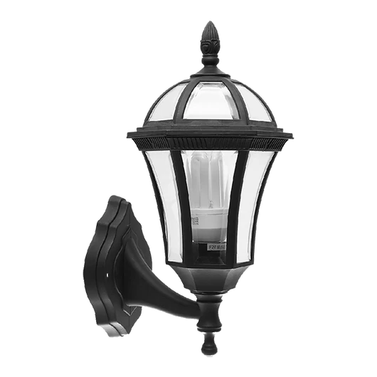 STEVEN LANTERN UPWARD 1XE27 BLACK IP44