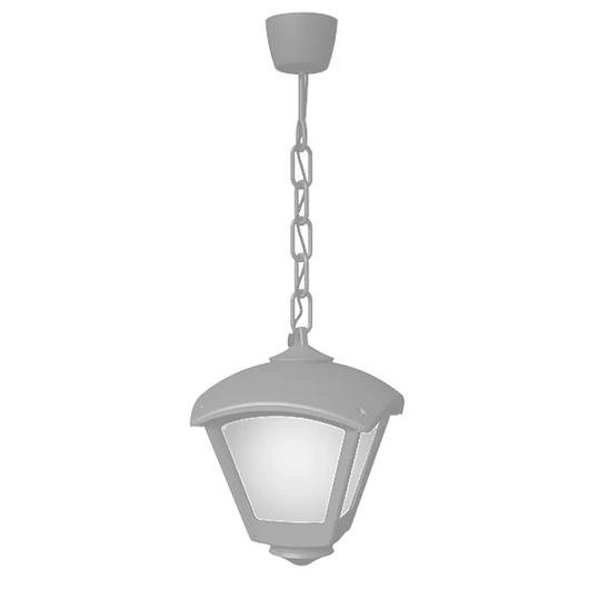 DARIO 250 GARDEN HANGING LAMP 1XE27 IP55 GREY