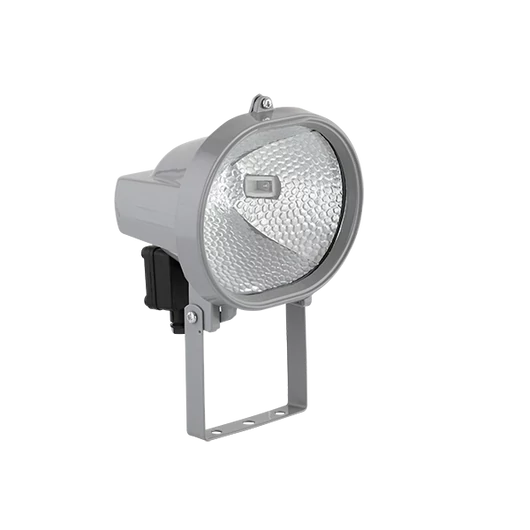 LEDES FÉNYVETŐ &amp;quotHALOGEN&amp;quot TÍPUSÚ LED IZZÓVAL J118 7.5W, SZÜRKE