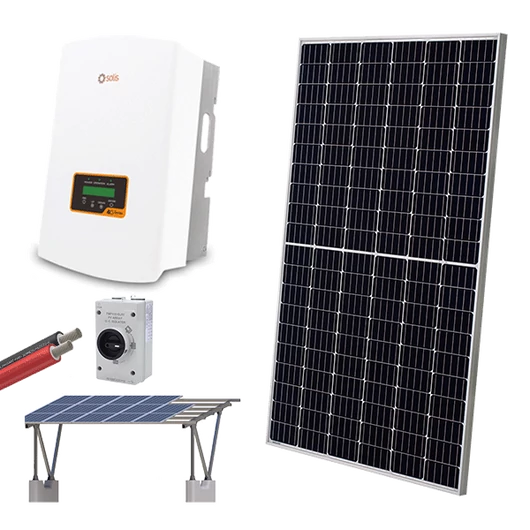 ON GRID SOLAR SYSTEM SET 1P/5KW+CARPORT STRUCTURE