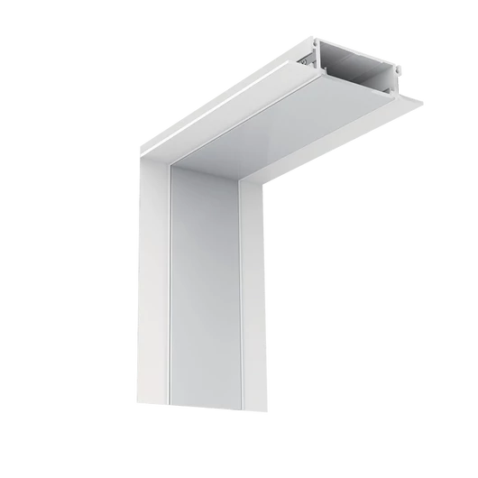 BELSŐ SAROKELEM S48 LED PROFILHOZ FEHÉR SÜLLYESZTETT 