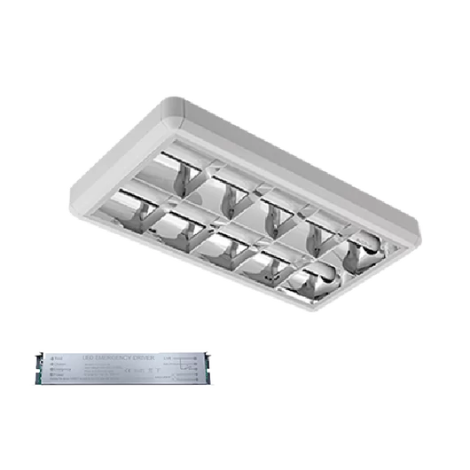 LENA-V LED 600mm 2X9W 4000K FELÜLETRE SZERELHETŐ 630X330mm +SÜRGŐSSÉGI KÉSZLETTEL